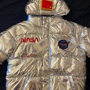 "Spacely" Hooded Puffer Winter Jacket